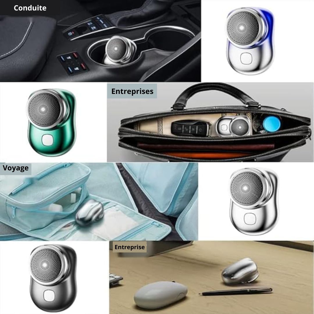 Adoptez un rasage efficace où que vous soyez